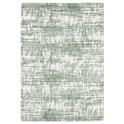 Galileo Green Ivory Industrial Abstract Indoor Rug