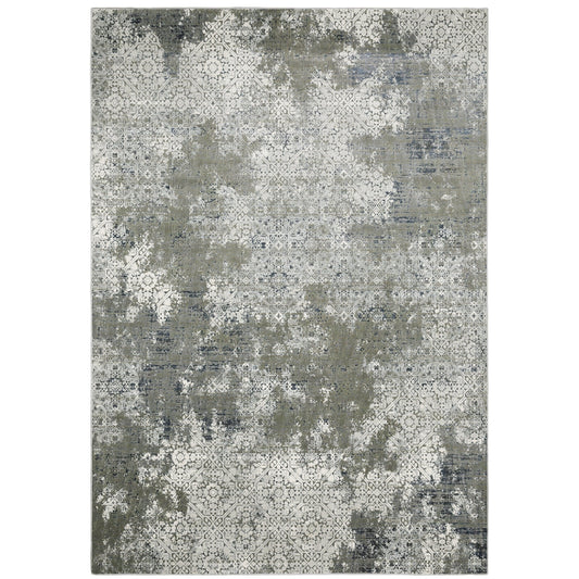 Gemini Beige Grey Modern & Contemporary Oriental Indoor Rug