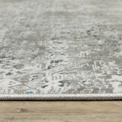 Gemini Beige Grey Modern & Contemporary Oriental Indoor Rug