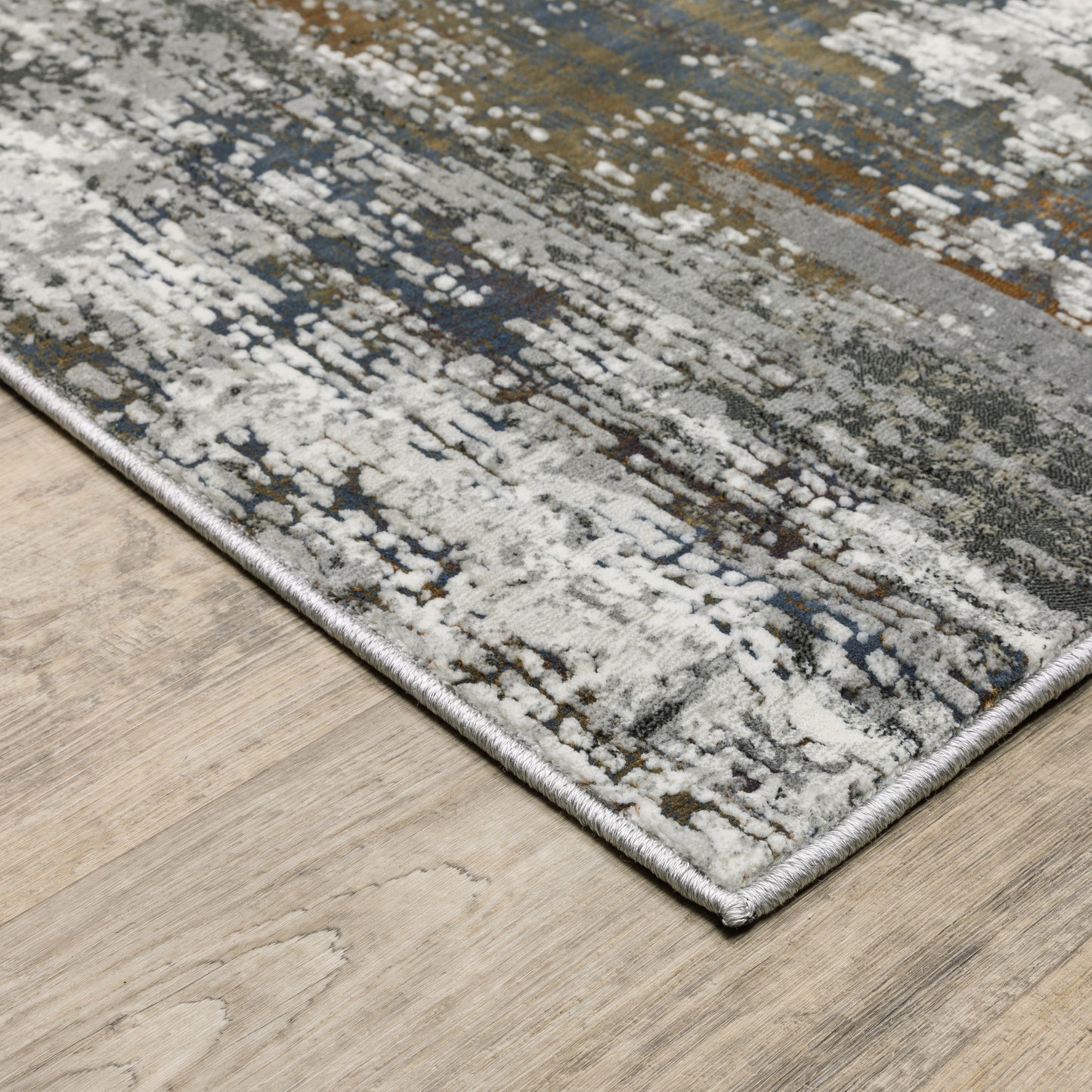 Gemini Charcoal Grey Modern & Contemporary Abstract Indoor Rug