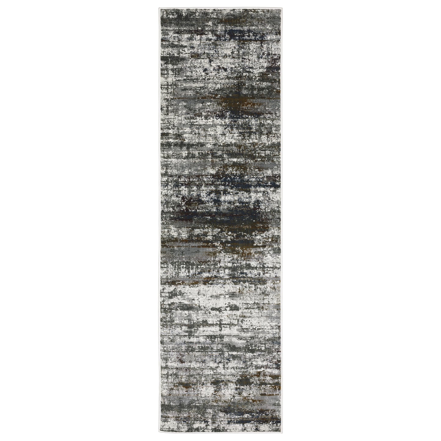 Gemini Charcoal Grey Modern & Contemporary Abstract Indoor Rug