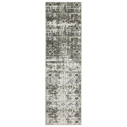 Gemini Ivory Multi Modern & Contemporary Oriental Indoor Rug