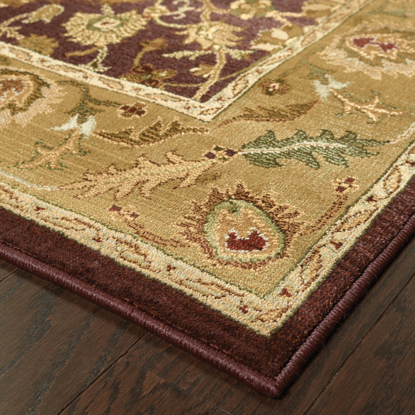 Generations Purple Gold Transitional Oriental Indoor Rug