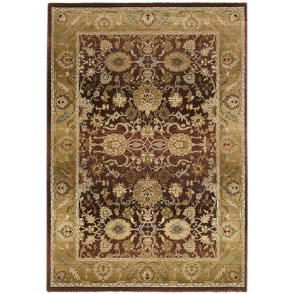 Generations Purple Gold Transitional Oriental Indoor Rug