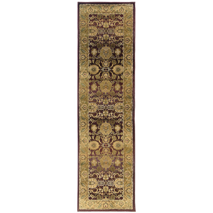 Generations Purple Gold Transitional Oriental Indoor Rug