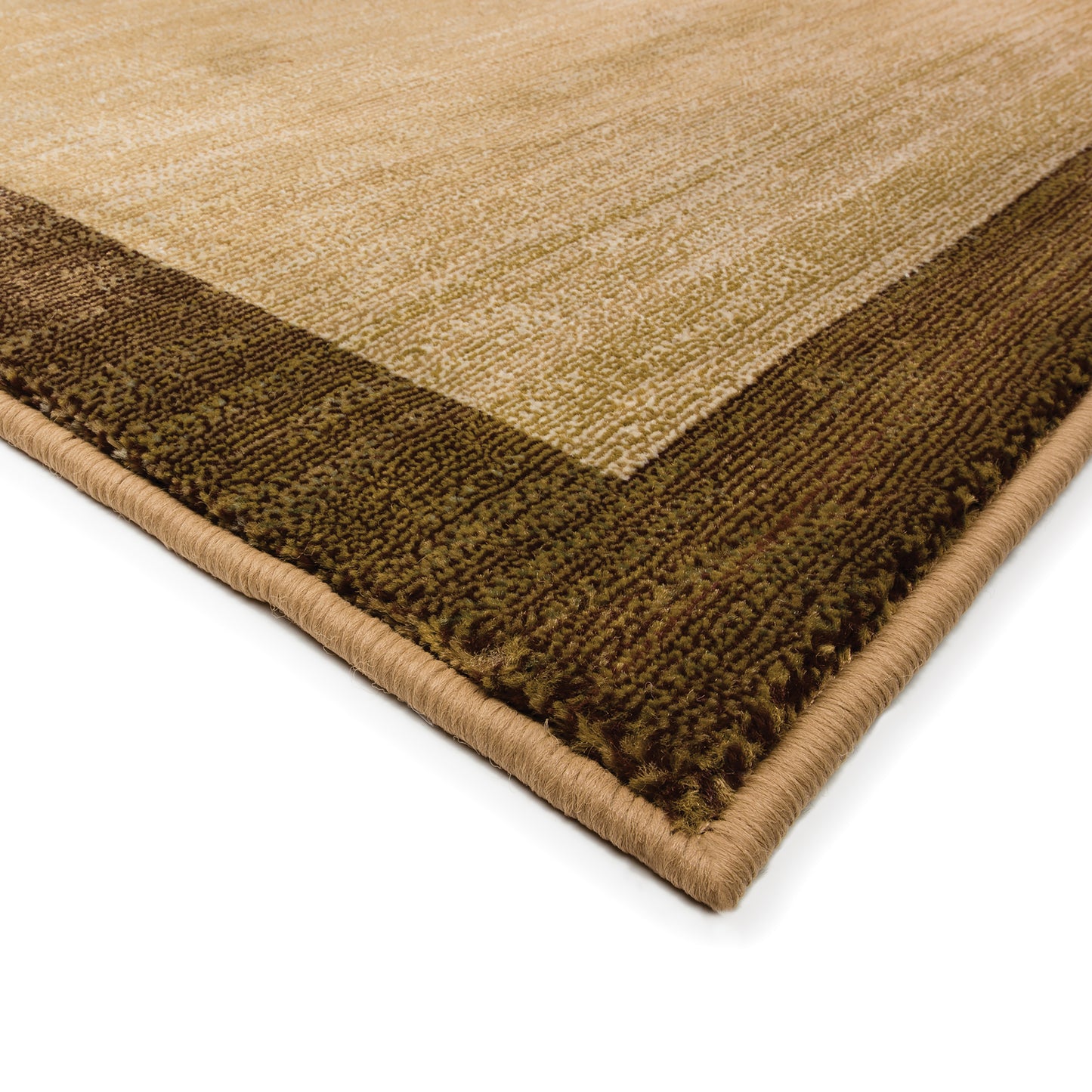 Generations Green Brown Modern & Contemporary Geometric Indoor Rug