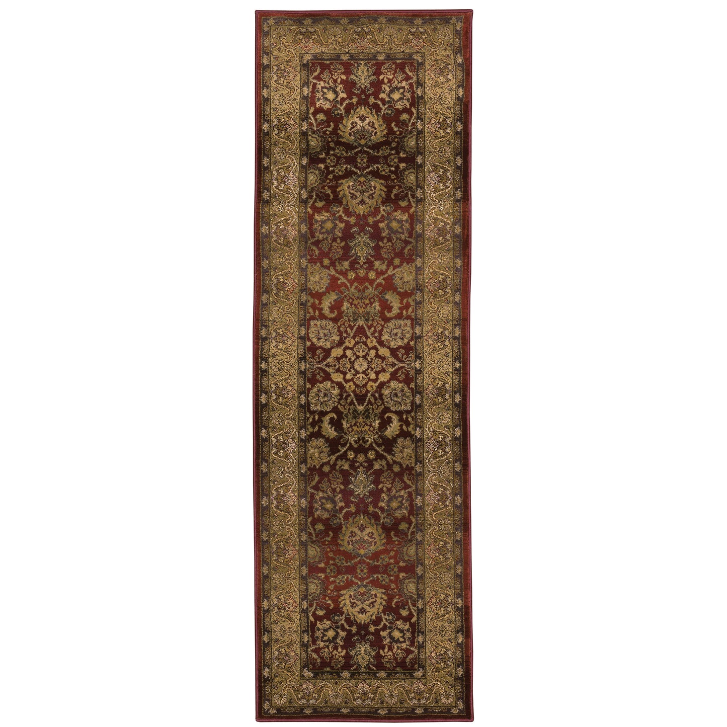 Generations Red Beige Traditional Oriental Indoor Rug