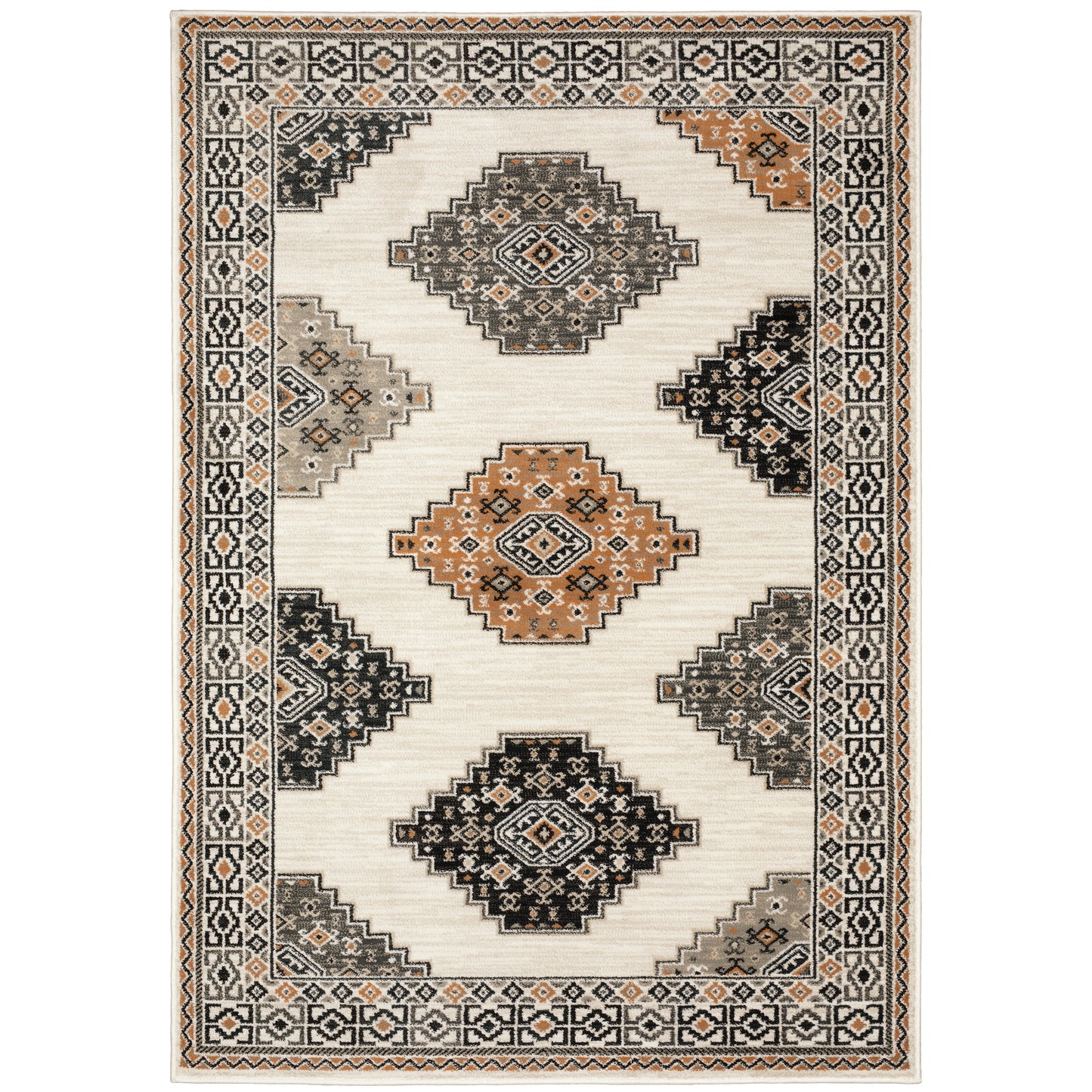 Georgia Ivory Multi Farmhouse Southwest/Lodge Indoor Rug