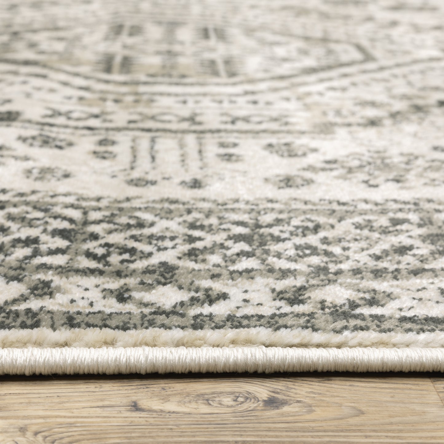 Georgia Ivory Grey Vintage Oriental Indoor Rug