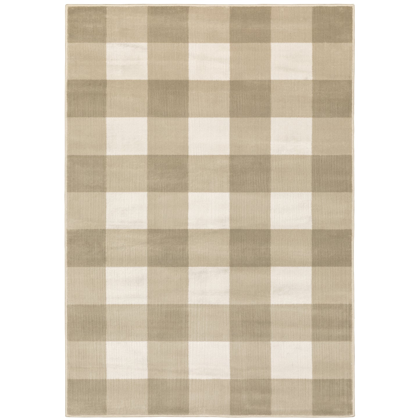 Georgia Beige Ivory Farmhouse Geometric Indoor Rug