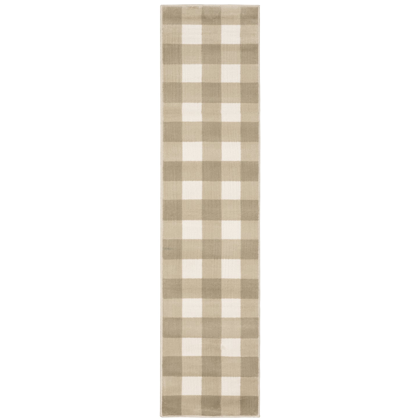 Georgia Beige Ivory Farmhouse Geometric Indoor Rug