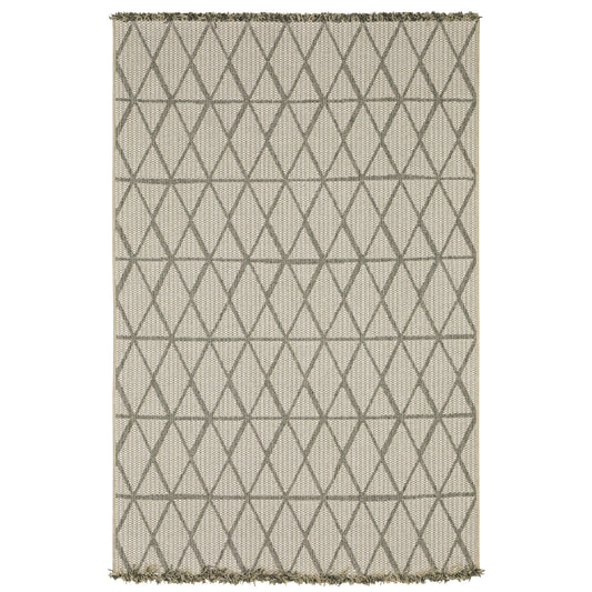 Gillian Beige Black Casual Geometric Ulimate Performance - Indoor/Outdoor Rug