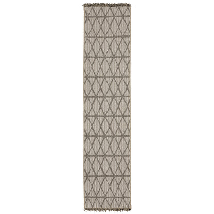 Gillian Beige Black Casual Geometric Ulimate Performance - Indoor/Outdoor Rug