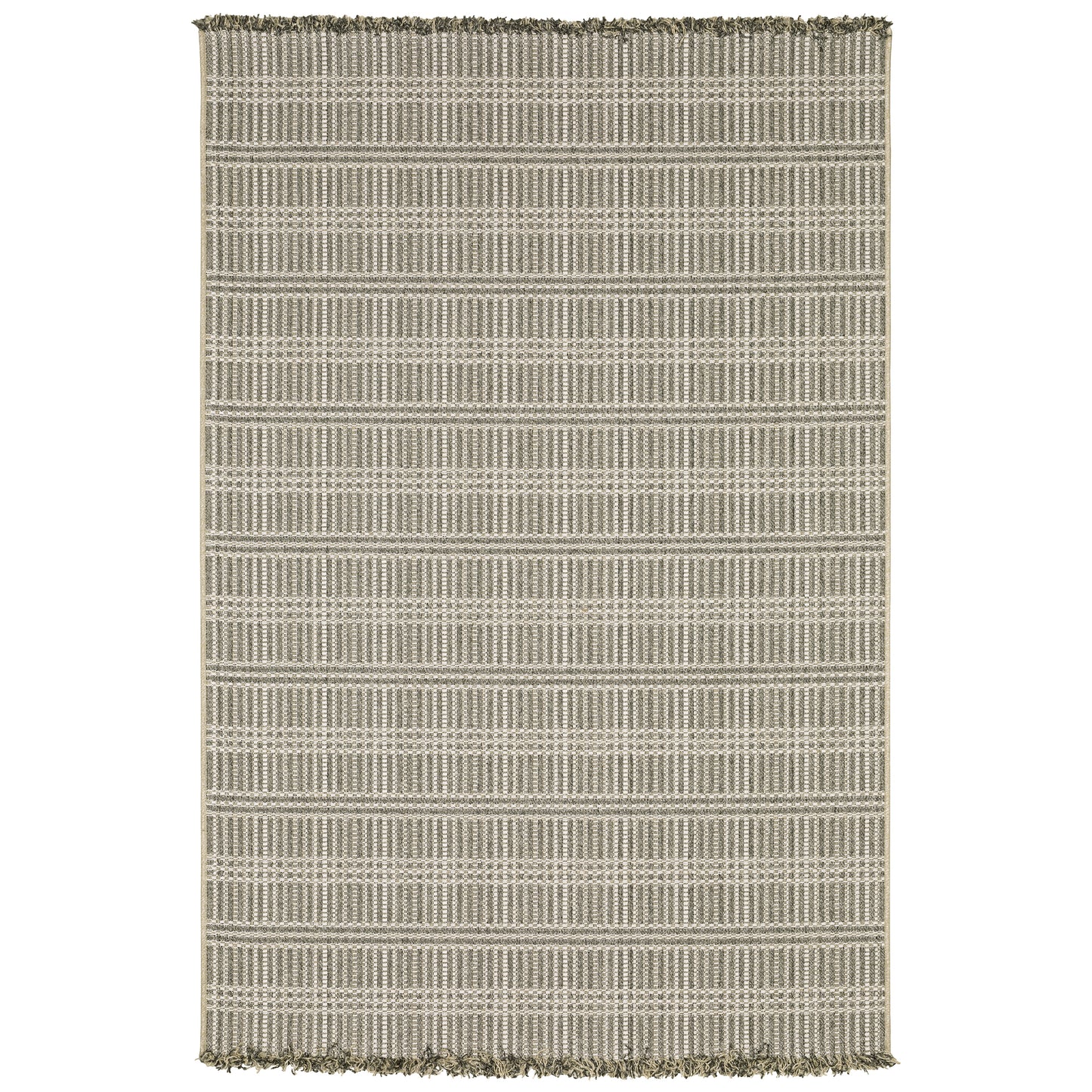 Gillian Beige Black Casual Geometric Ulimate Performance - Indoor/Outdoor Rug