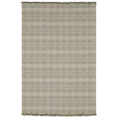 Gillian Beige Black Casual Geometric Ulimate Performance - Indoor/Outdoor Rug