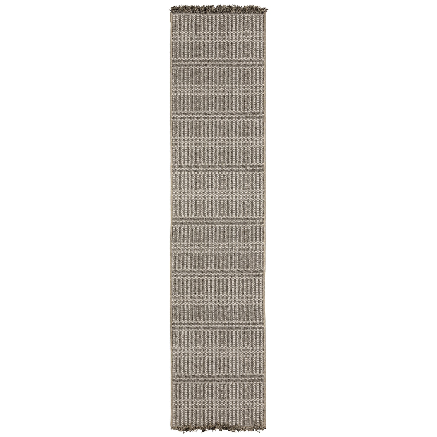 Gillian Beige Black Casual Geometric Ulimate Performance - Indoor/Outdoor Rug