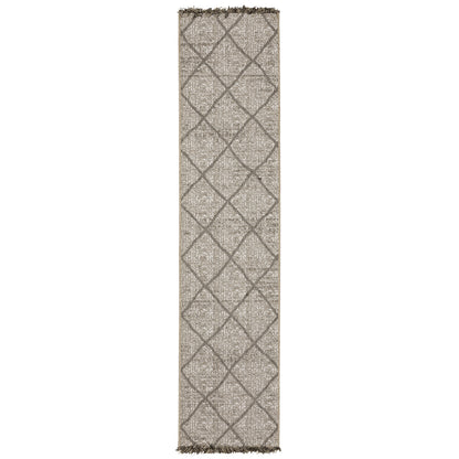 Gillian Beige Black Casual Geometric Ulimate Performance - Indoor/Outdoor Rug