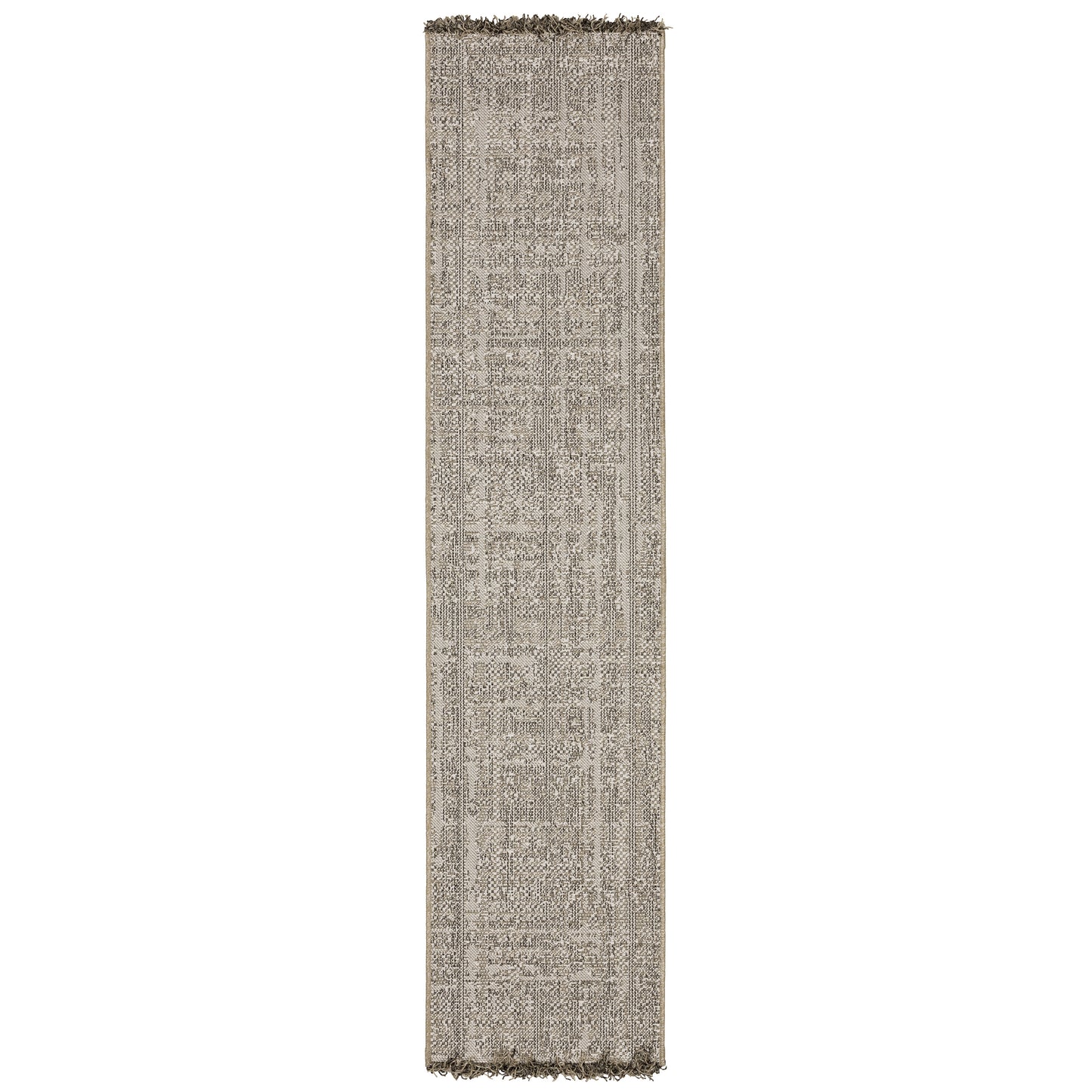 Gillian Beige Black Casual Solid Ulimate Performance - Indoor/Outdoor Rug