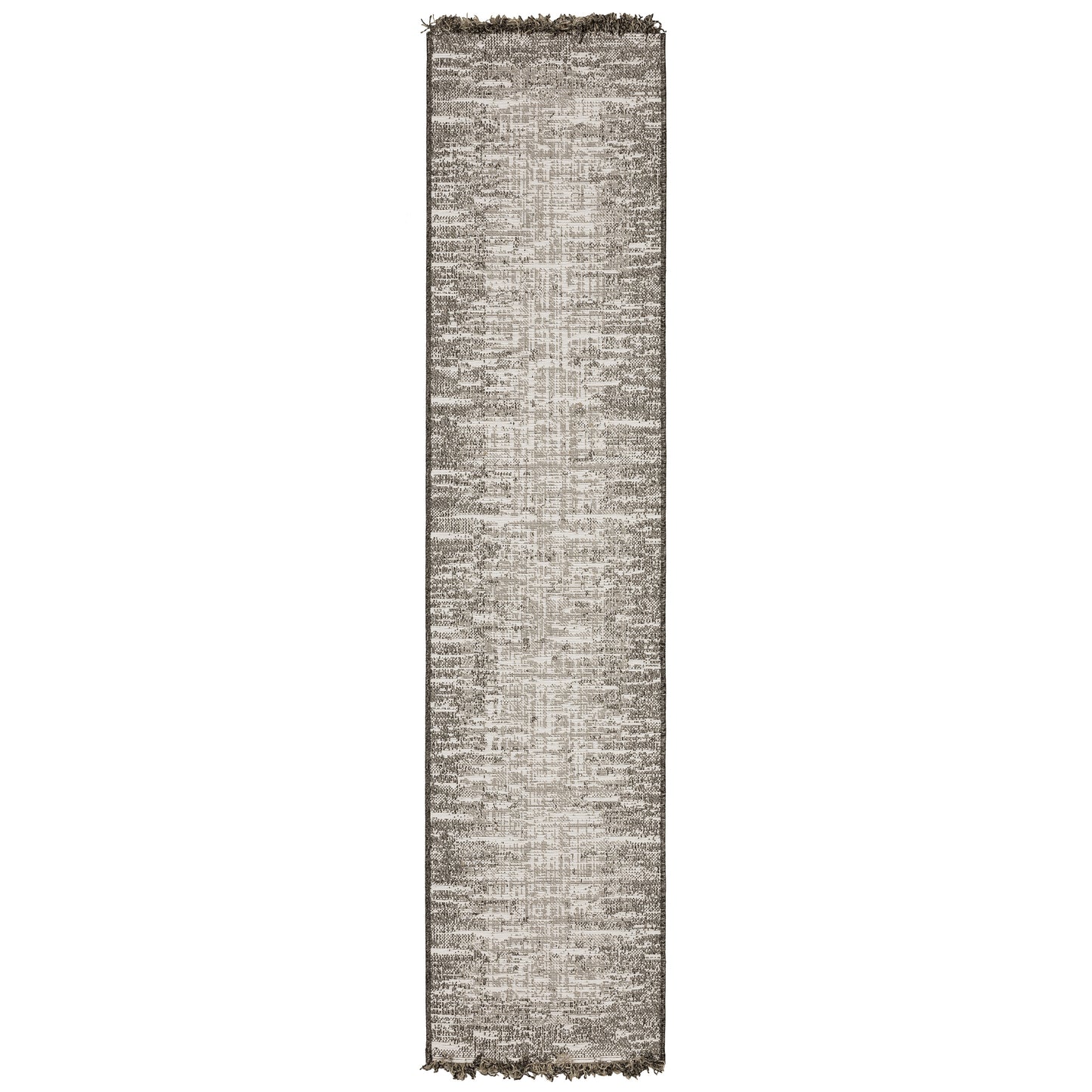 Gillian Beige Black Casual Border Ulimate Performance - Indoor/Outdoor Rug