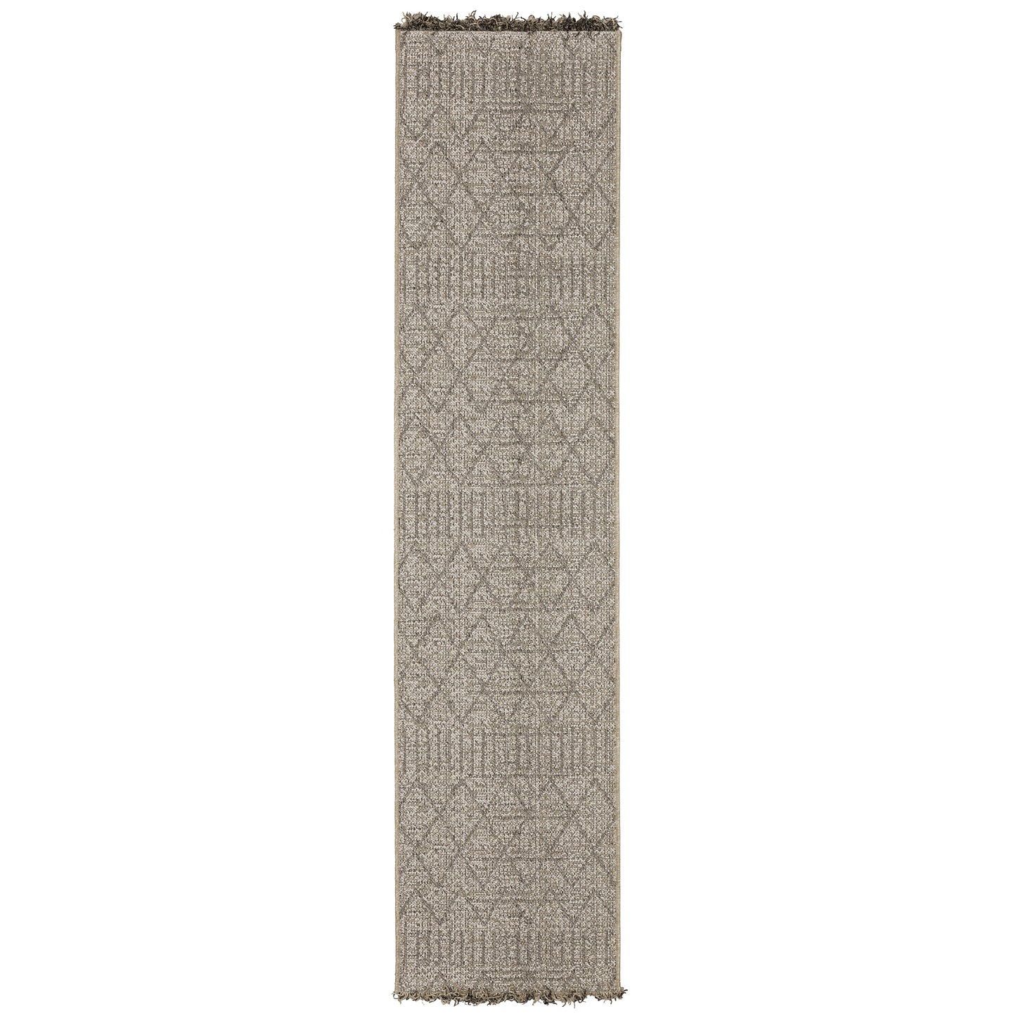 Gillian Beige Black Casual Geometric Ulimate Performance - Indoor/Outdoor Rug