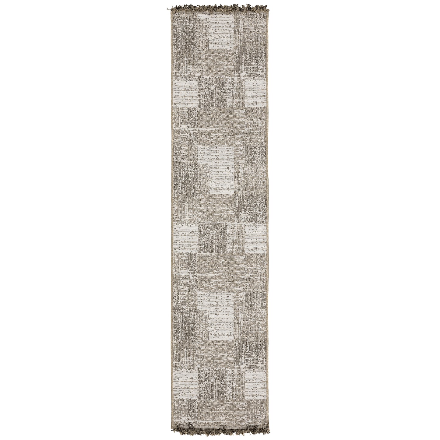 Gillian Beige Black Casual Geometric Ulimate Performance - Indoor/Outdoor Rug