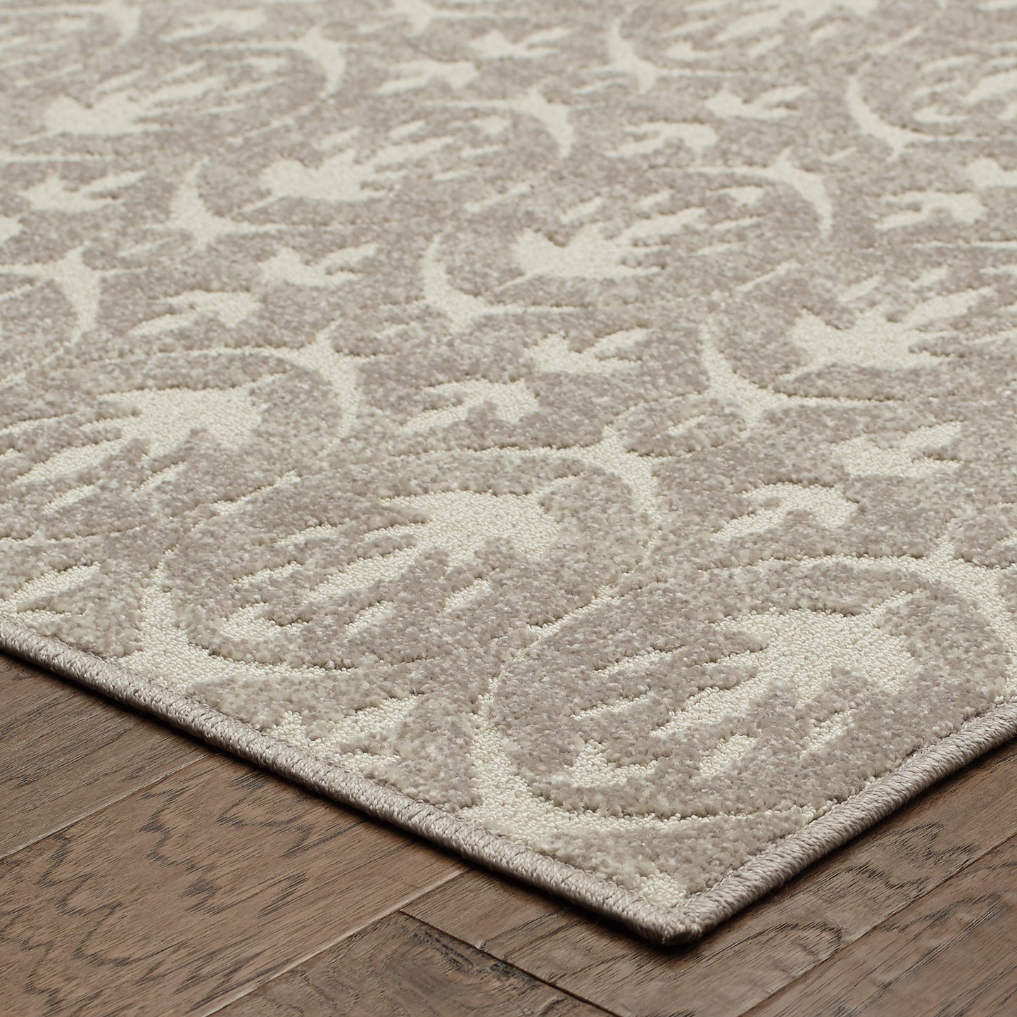 Hampton Grey Ivory Global Geometric Indoor/Outdoor Rug