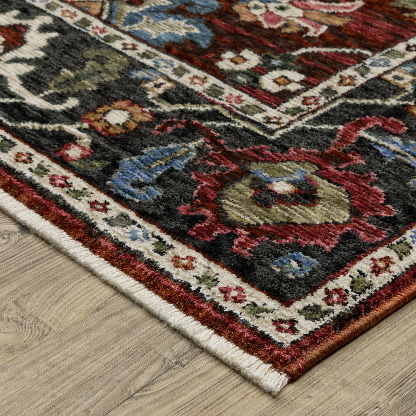 Hastings Red Multi Traditional Oriental Indoor Rug