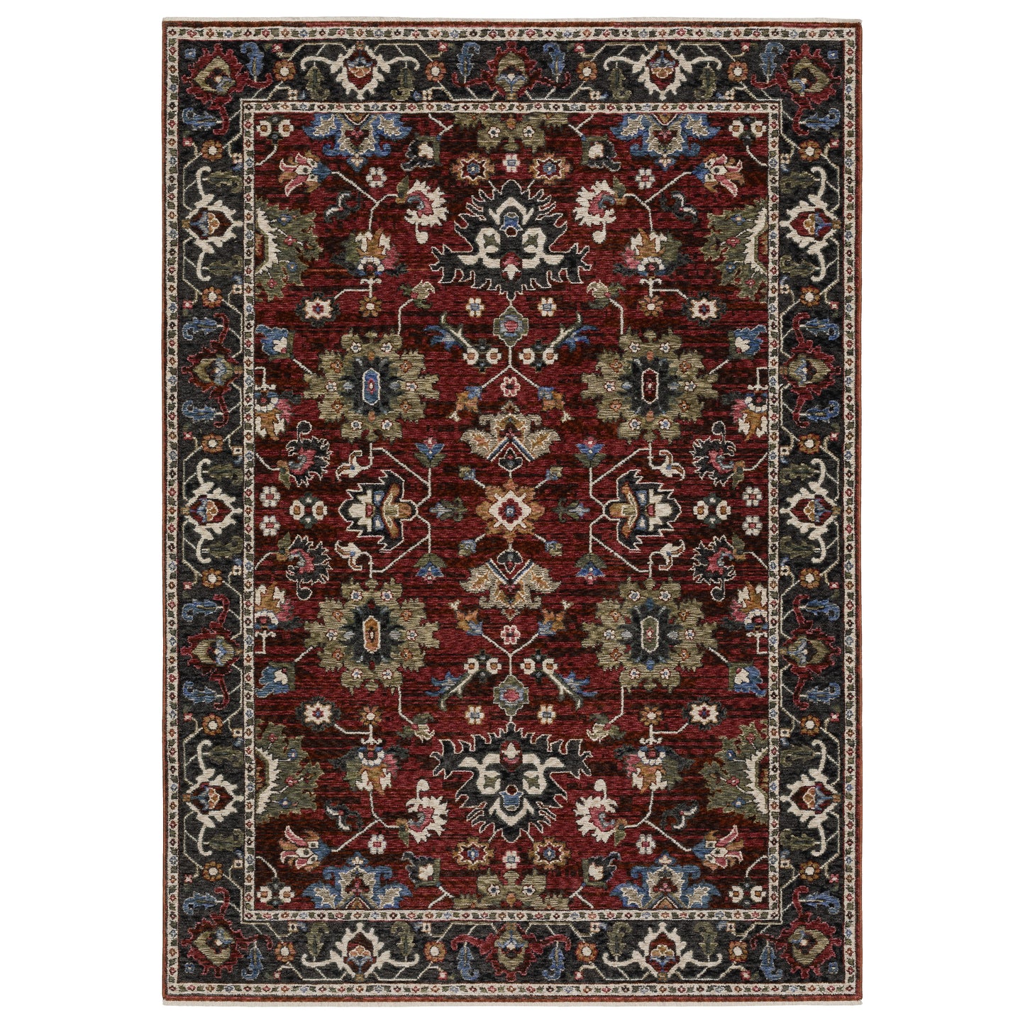 Hastings Red Multi Traditional Oriental Indoor Rug