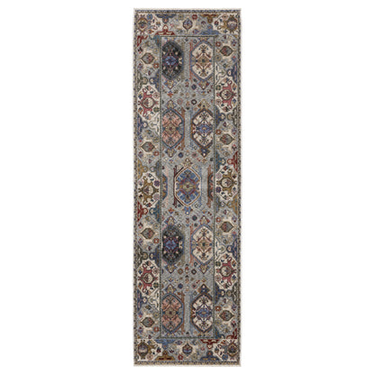 Hastings Blue Grey Traditional Persian Indoor Rug