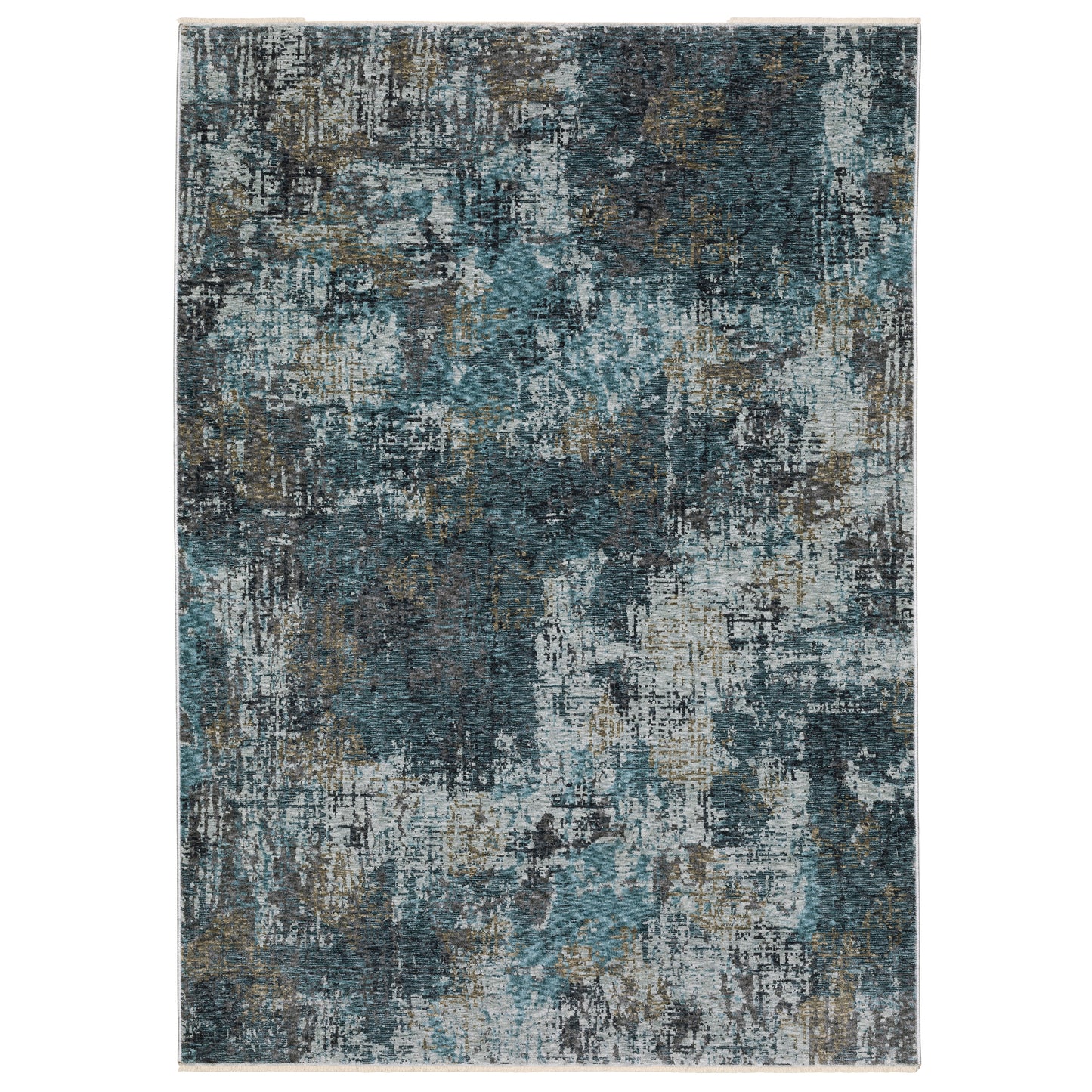 Hayden Blue Grey Modern & Contemporary Abstract Indoor Rug