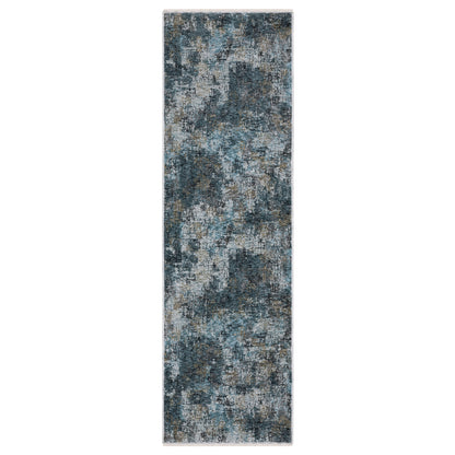 Hayden Blue Grey Modern & Contemporary Abstract Indoor Rug