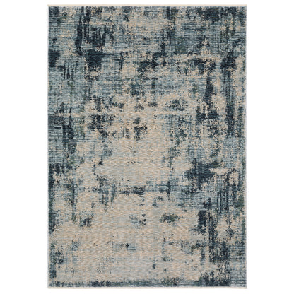 Hayden Beige Blue Modern & Contemporary Abstract Indoor Rug