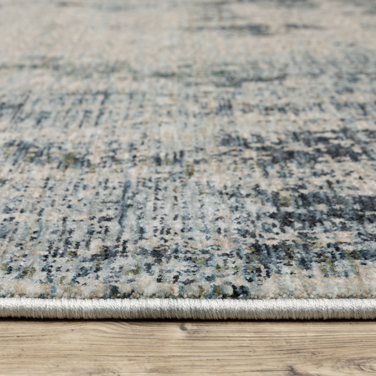 Hayden Beige Blue Modern & Contemporary Abstract Indoor Rug