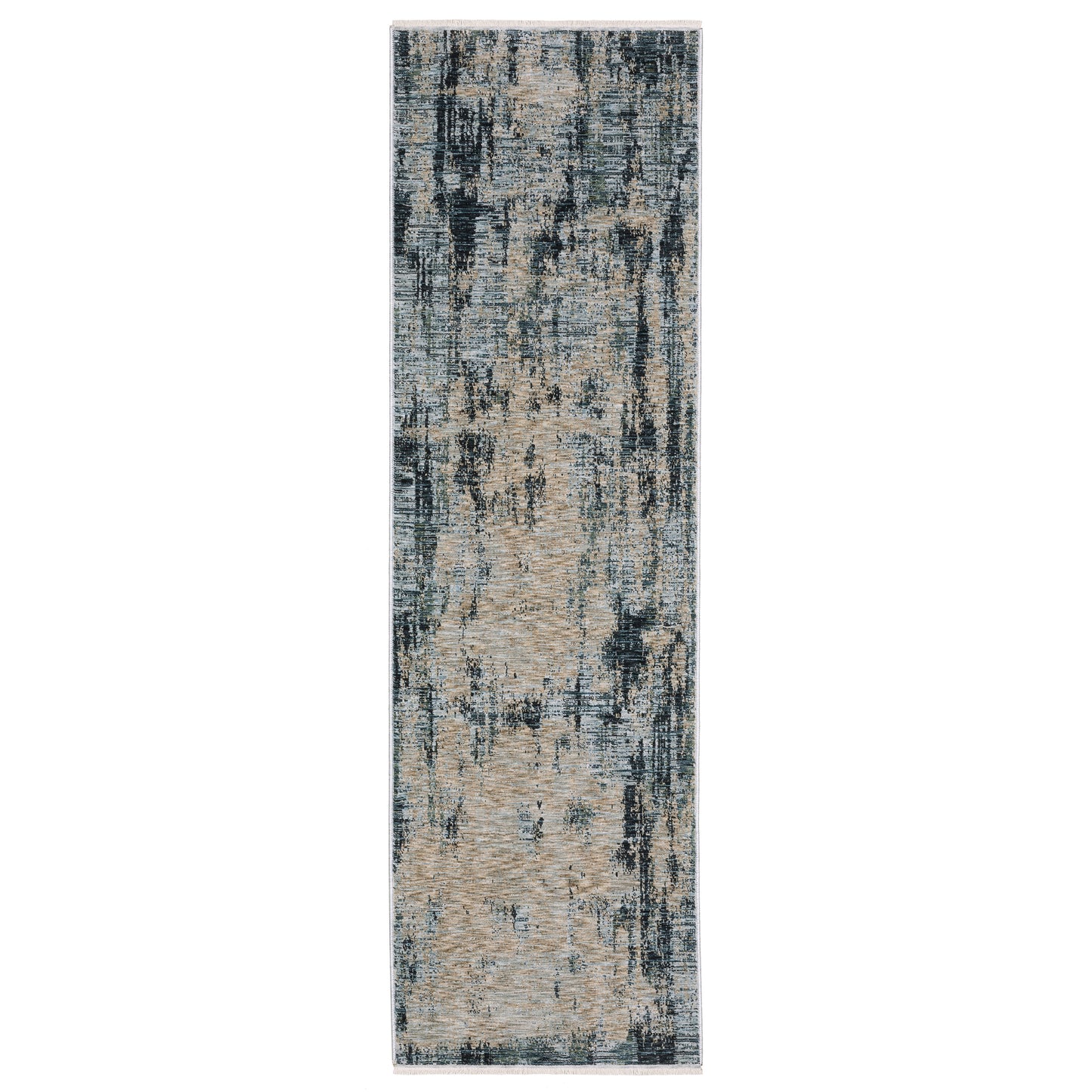 Hayden Beige Blue Modern & Contemporary Abstract Indoor Rug