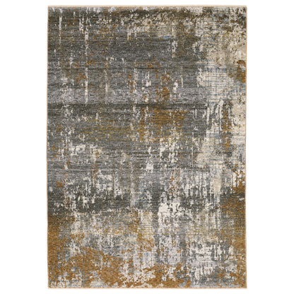 Hayden Grey Gold Modern & Contemporary Abstract Indoor Rug