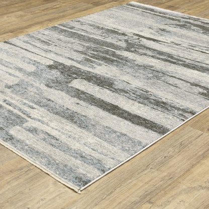 Hayden Grey Ivory Modern & Contemporary Abstract Indoor Rug