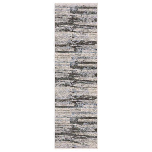 Hayden Grey Ivory Modern & Contemporary Abstract Indoor Rug