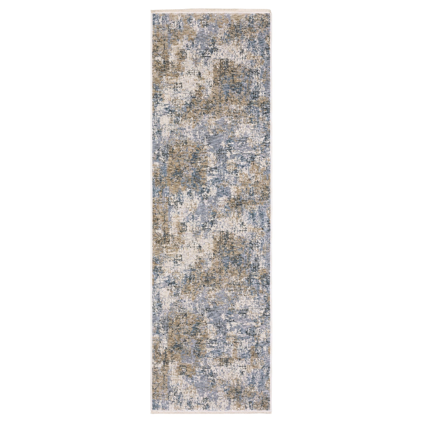 Hayden Beige Blue Modern & Contemporary Abstract Indoor Rug