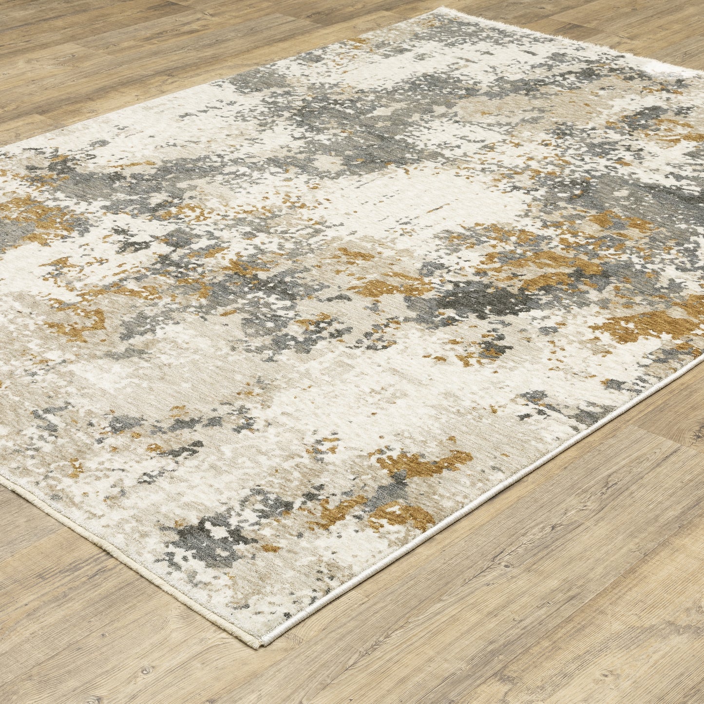 Hayden Beige Grey Modern & Contemporary Abstract Indoor Rug