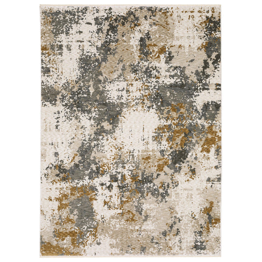 Hayden Beige Grey Modern & Contemporary Abstract Indoor Rug