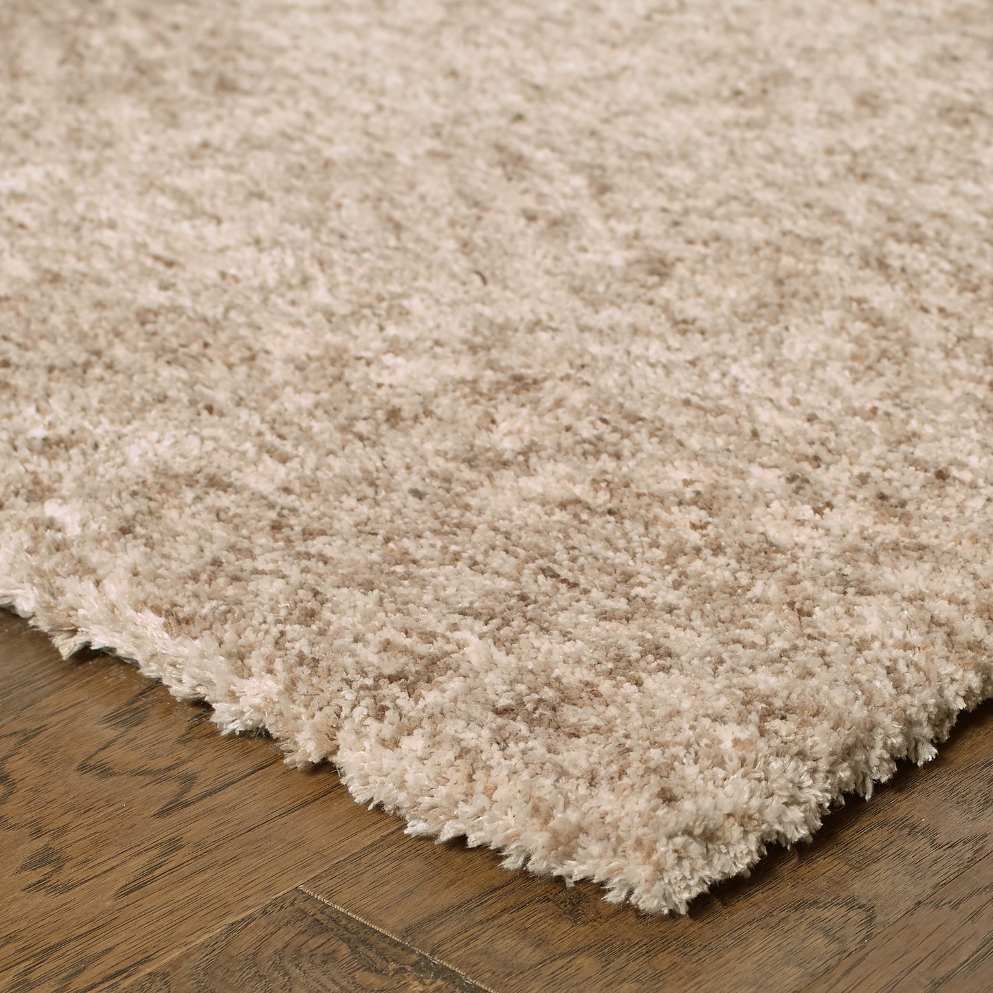 Heavenly Tan  Shag Solid Indoor Rug