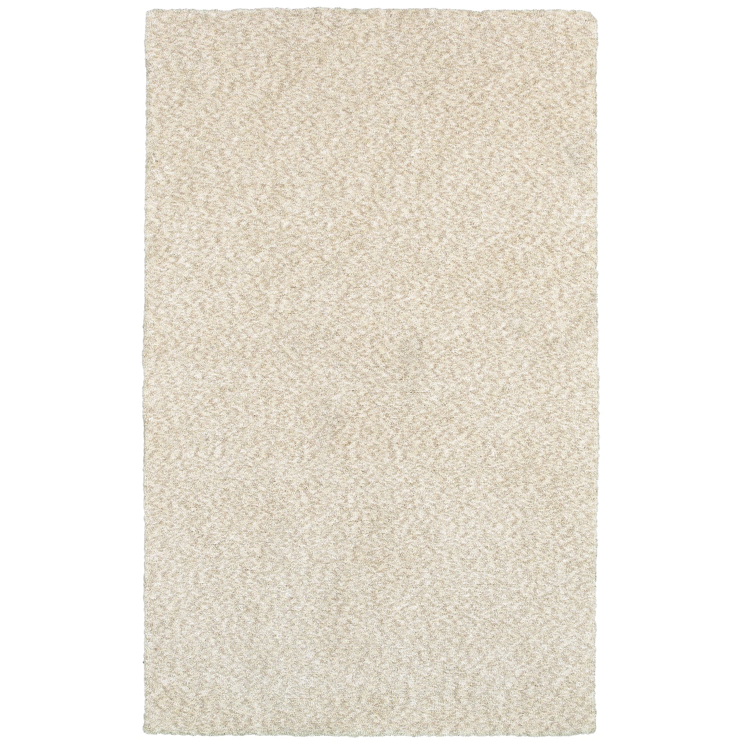 Heavenly Ivory  Shag Solid Indoor Rug