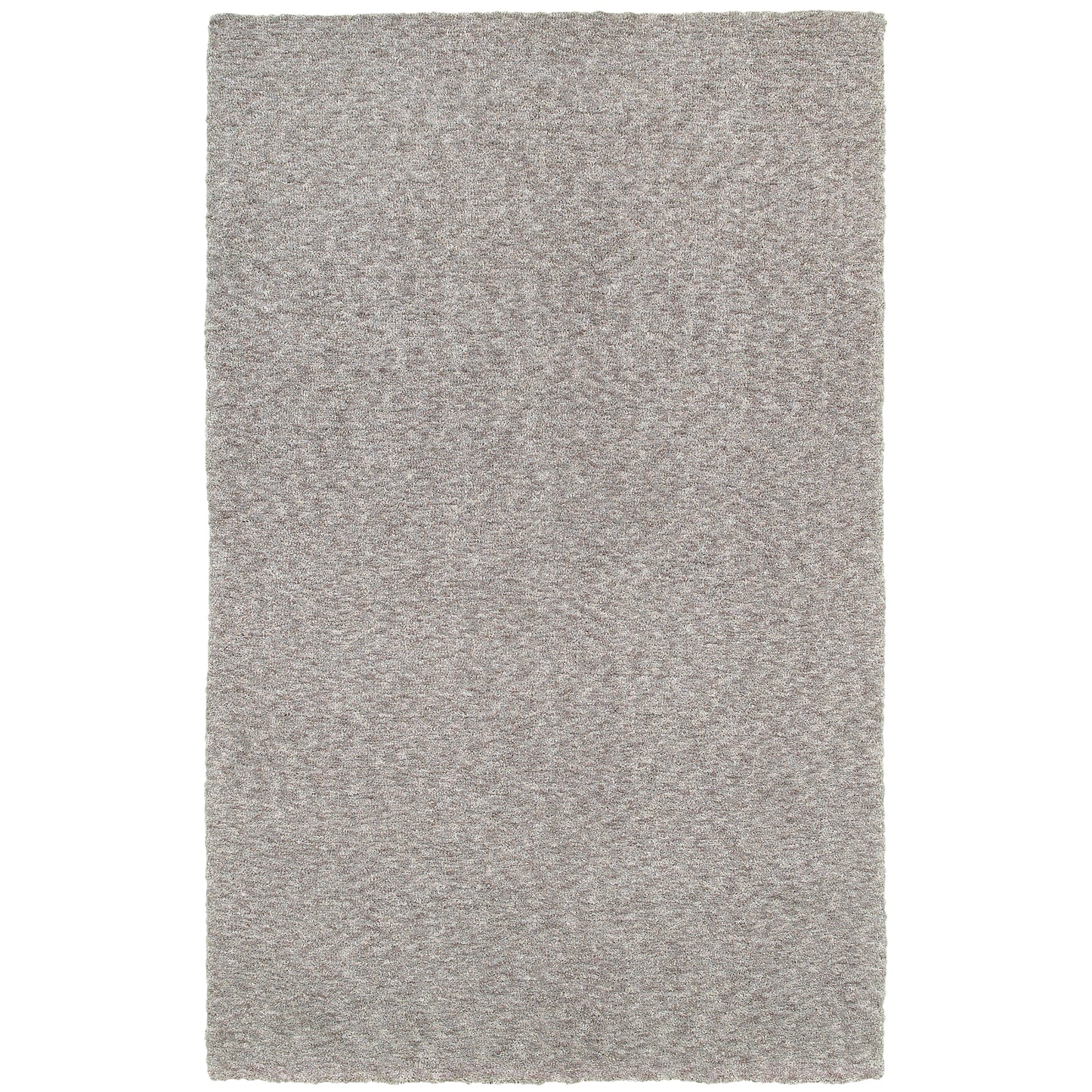 Heavenly Grey  Shag Solid Indoor Rug