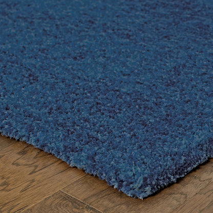 Heavenly Blue  Shag Solid Indoor Rug