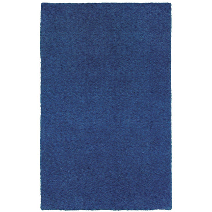 Heavenly Blue  Shag Solid Indoor Rug