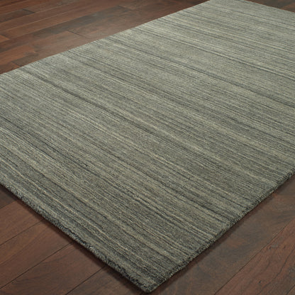 Infused Charcoal  Transitional Solid Indoor Rug