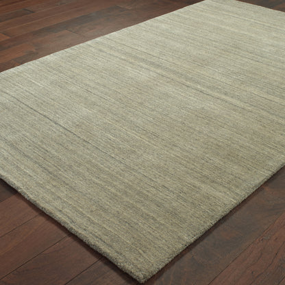 Infused Grey  Transitional Solid Indoor Rug