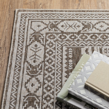 Intrigue Grey Grey Traditional Oriental Indoor Rug