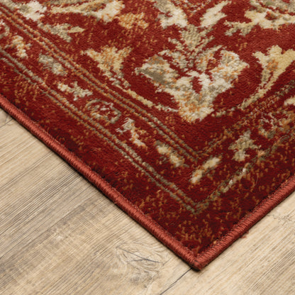 Juliette Red Gold Traditional Oriental Indoor Rug