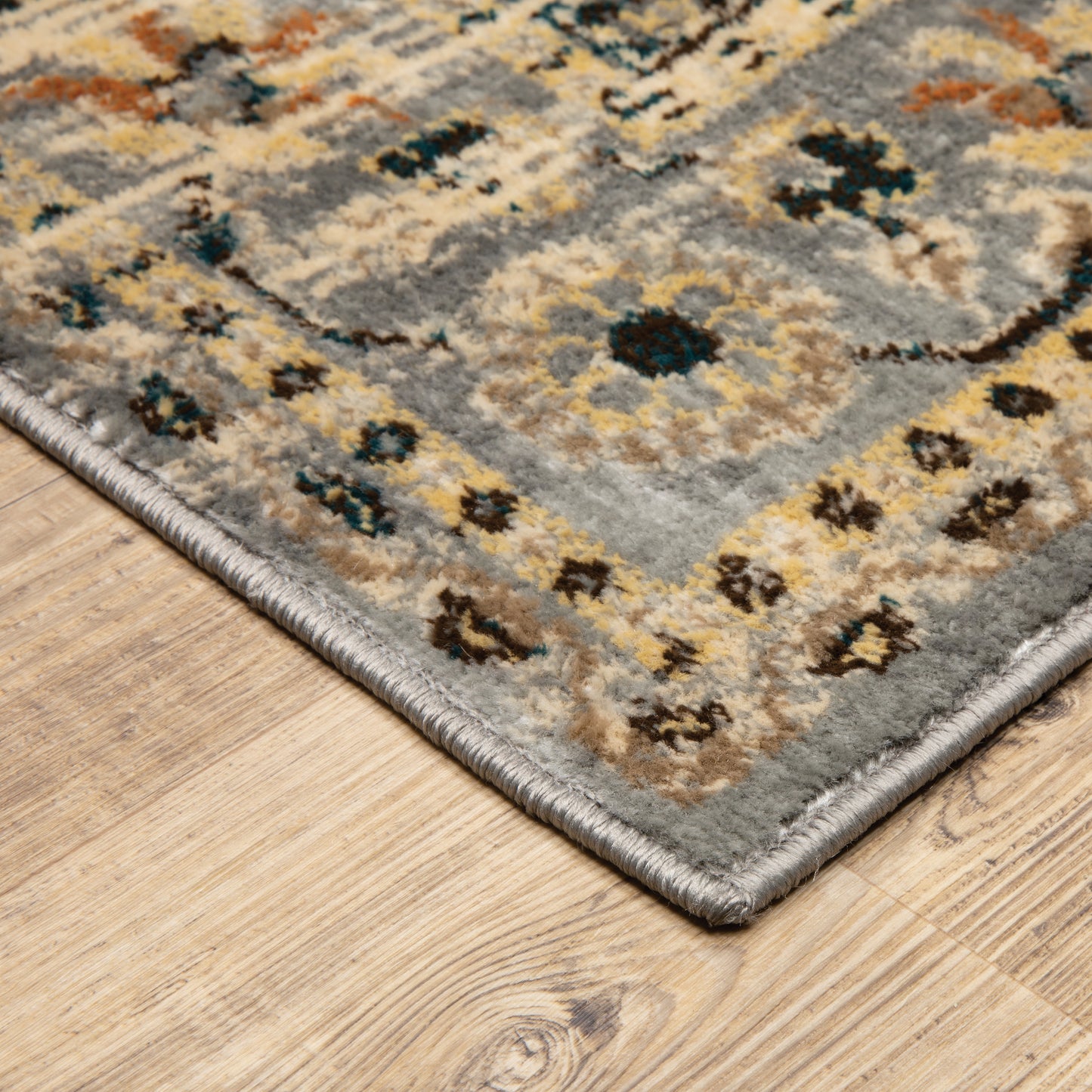 Juliette Grey Beige Traditional Southwest/Lodge Indoor Rug